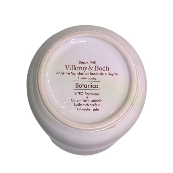 Villeroy & Boch Botanica Container Jar With Lid Adonis Vernalis 4.5” Tall *READ - Picture 11 of 13